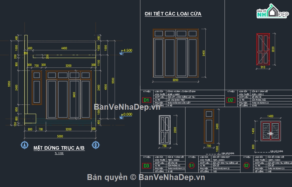 Bản vẽ nhà gác lửng 5x17,Bản vẽ nhà gác lửng,Bản vẽ nhà gác lửng đẹp