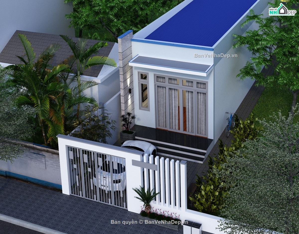 Bản vẽ nhà gác lửng 5x17,Bản vẽ nhà gác lửng,Bản vẽ nhà gác lửng đẹp