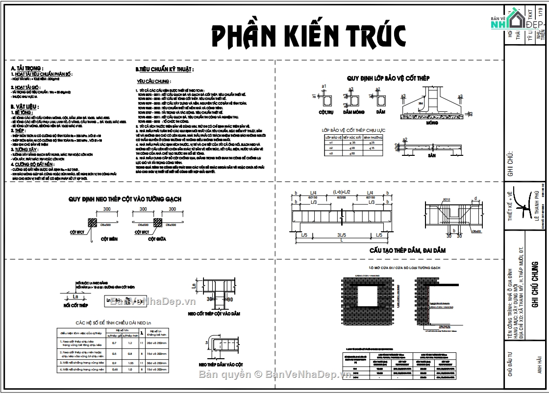 Bản vẽ biệt thự đẹp,Bản vẽ biệt thự 2 tầng đẹp,Bản vẽ biệt thự kích thước 12x16m
