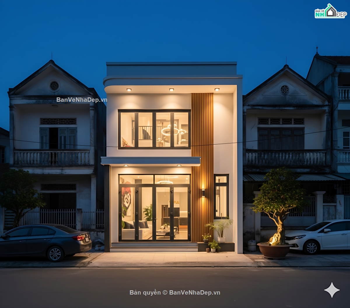 nhà tầng lững 5x14m,nhà gác lững 5x14m,nhà 5x14m,hồ sơ thi công nhà 5x14m