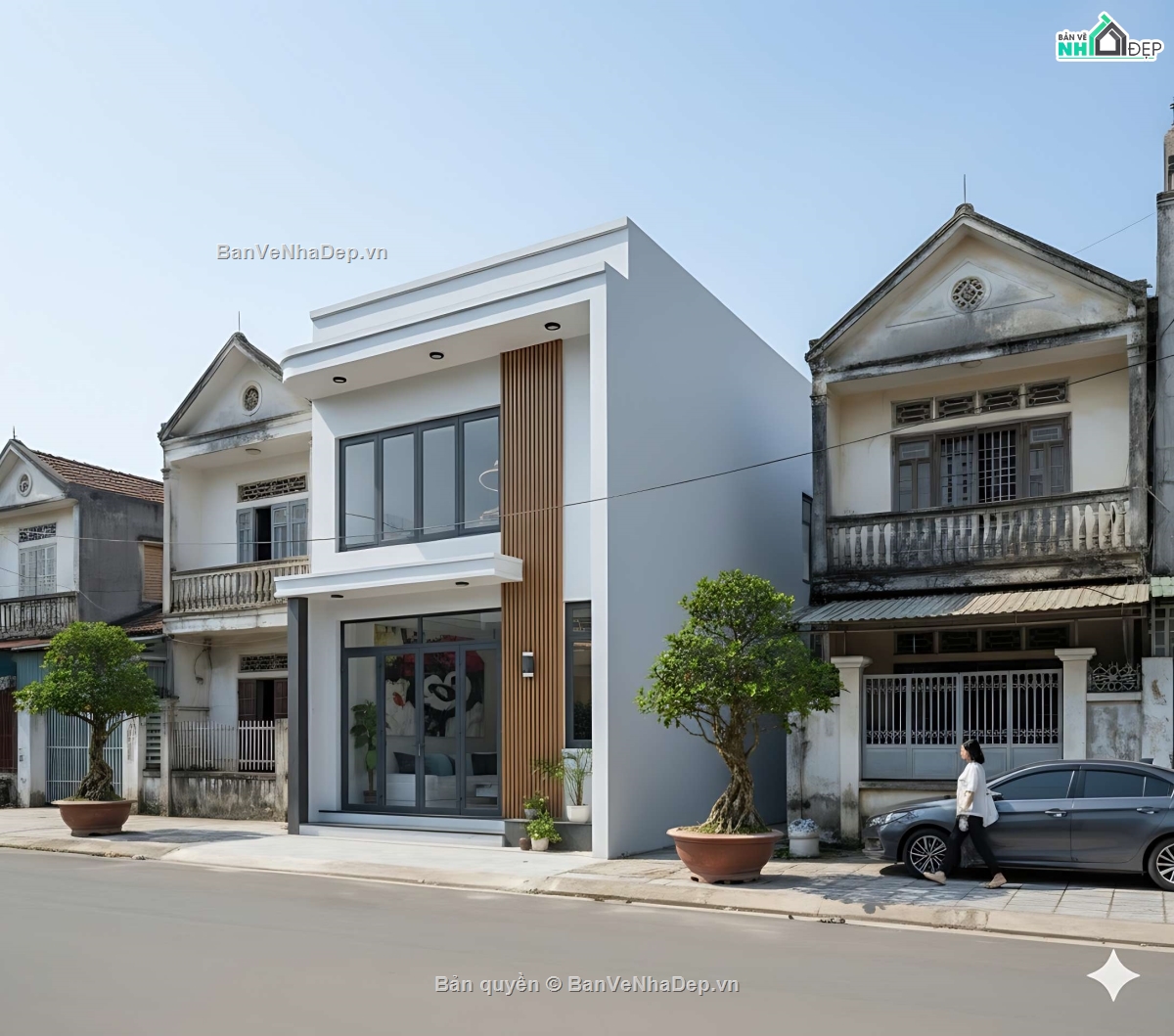 nhà tầng lững 5x14m,nhà gác lững 5x14m,nhà 5x14m,hồ sơ thi công nhà 5x14m