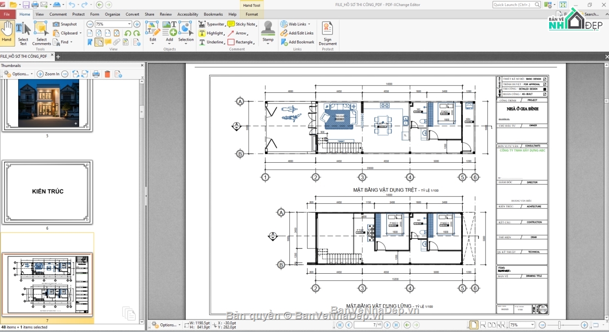 nhà tầng lững 5x14m,nhà gác lững 5x14m,nhà 5x14m,hồ sơ thi công nhà 5x14m
