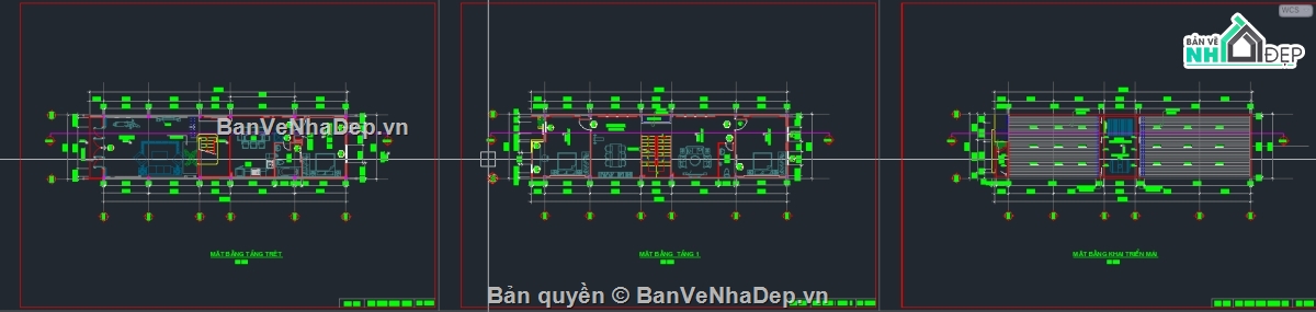 Bản vẽ 5x20m,hồ sơ thiết kế nhà phố,bản vẽ nhà phố 2 tầng,nhà phố 2 tầng
