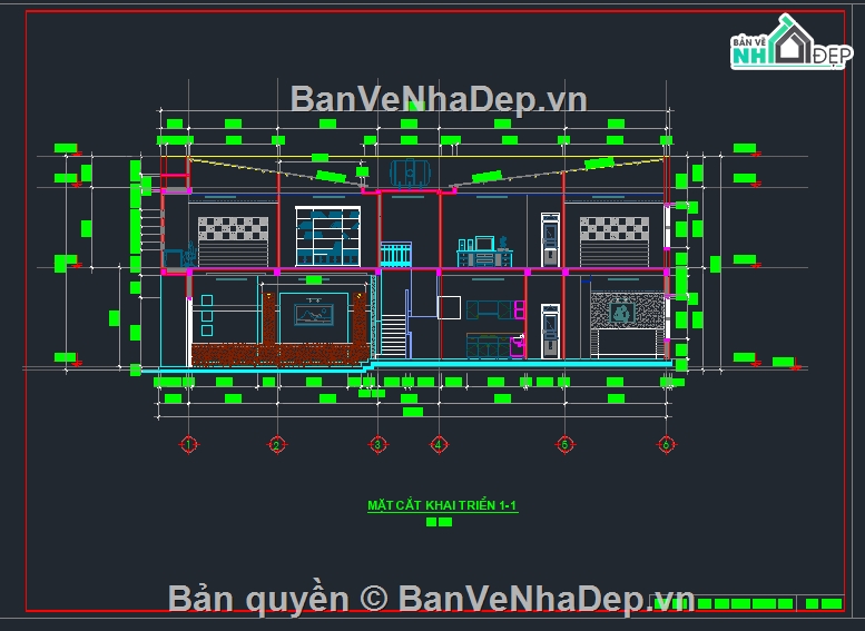 Bản vẽ 5x20m,hồ sơ thiết kế nhà phố,bản vẽ nhà phố 2 tầng,nhà phố 2 tầng