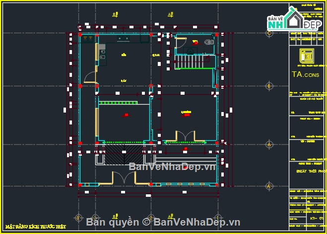 Bản vẽ nhà phố đẹp,Bản vẽ nhà phố nền đôi đẹp,Bản vẽ nhà phố 3 tầng đẹp