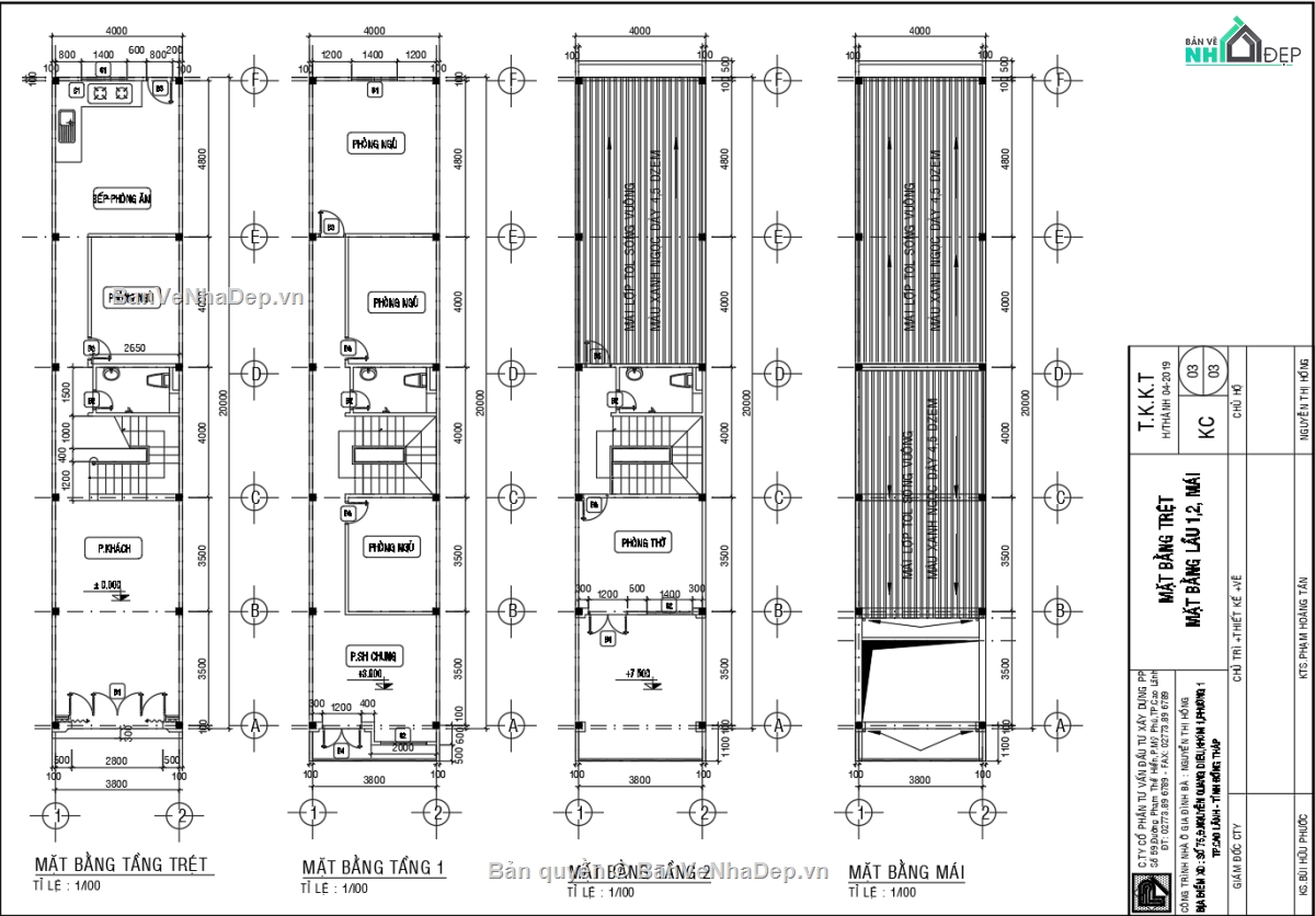 nhà phố 3 tầng,Bản vẽ nhà phố,Bản vẽ nhà 3 tầng