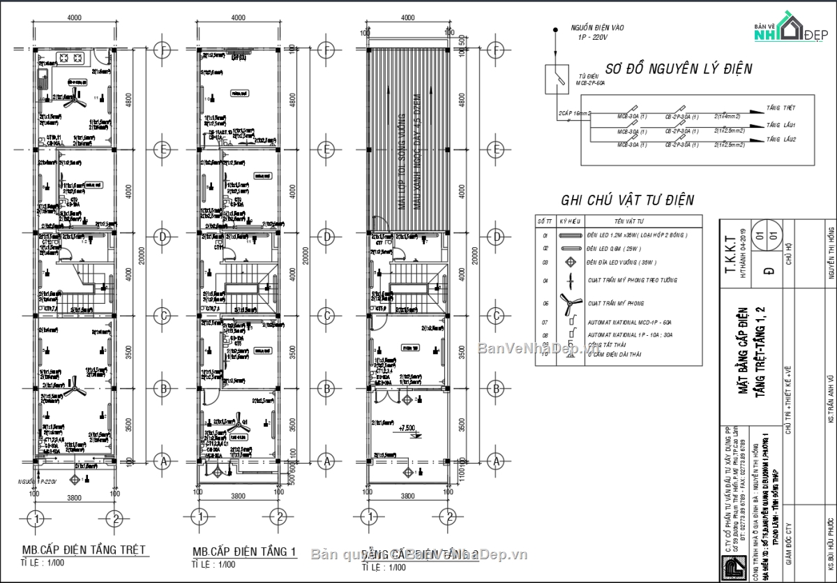 nhà phố 3 tầng,Bản vẽ nhà phố,Bản vẽ nhà 3 tầng