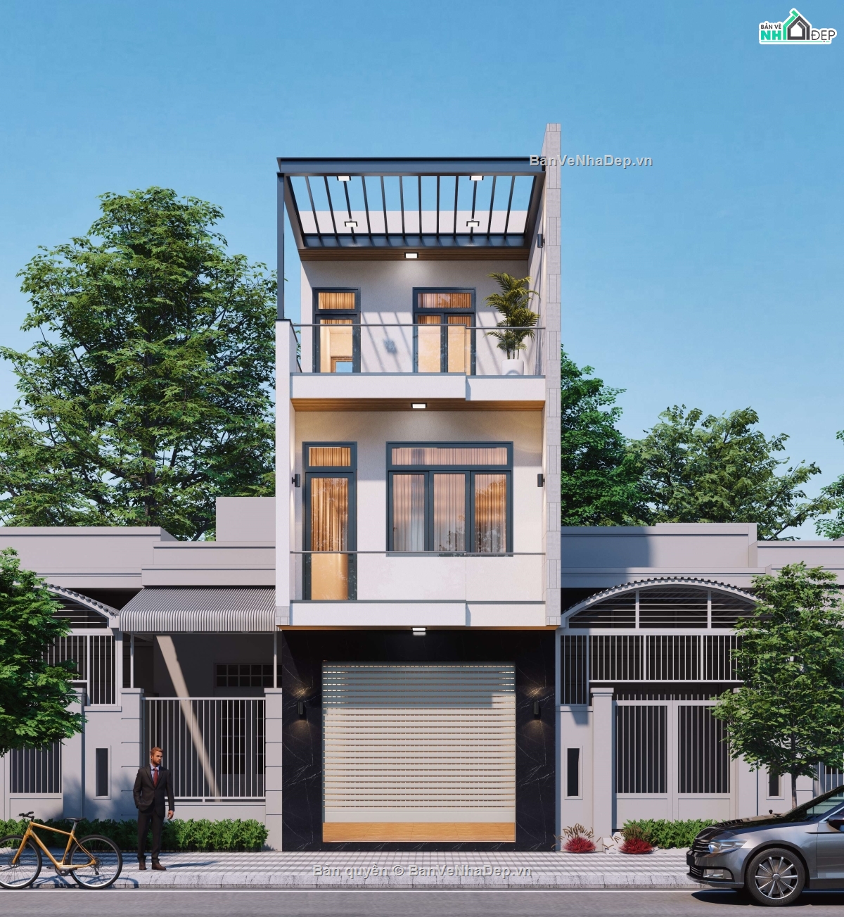 nhà 3 tầng,3 tầng,nhà phố 3 tầng 4.5x17m