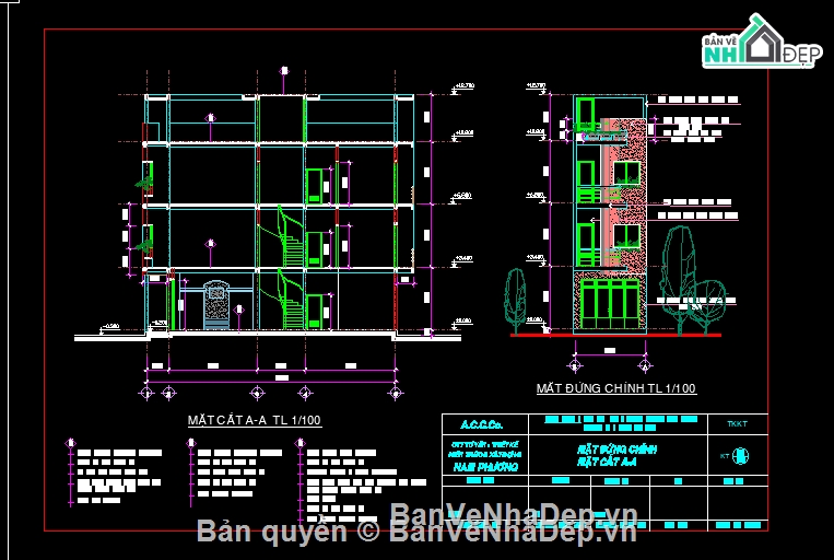 nhà 3 tầng,3 tầng,Bản vẽ nhà phố 3 tầng,bản vẽ xin phép nhà phố 3 tầng,bản vẽ thiết kế nhà phố 3 tầng,bản vẽ nhà 3 tầng