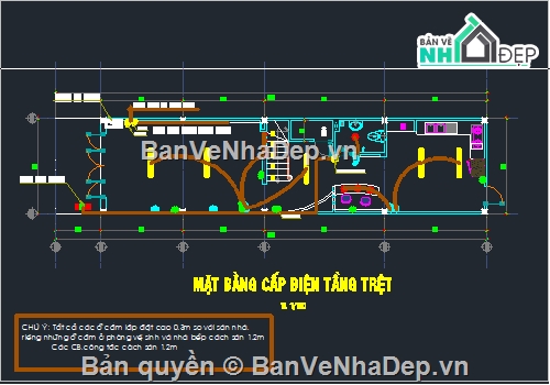 nhà phố 3 tầng,file cad nhà phố 3 tầng,cad nhà phố 3 tầng,bản vẽ nhà phố 3 tầng