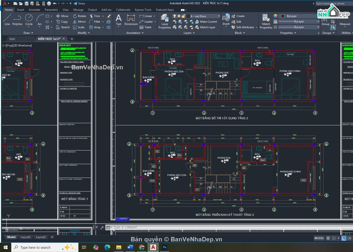 Bản vẽ thi công,nhà 3 tầng,kết cấu kiến trúc