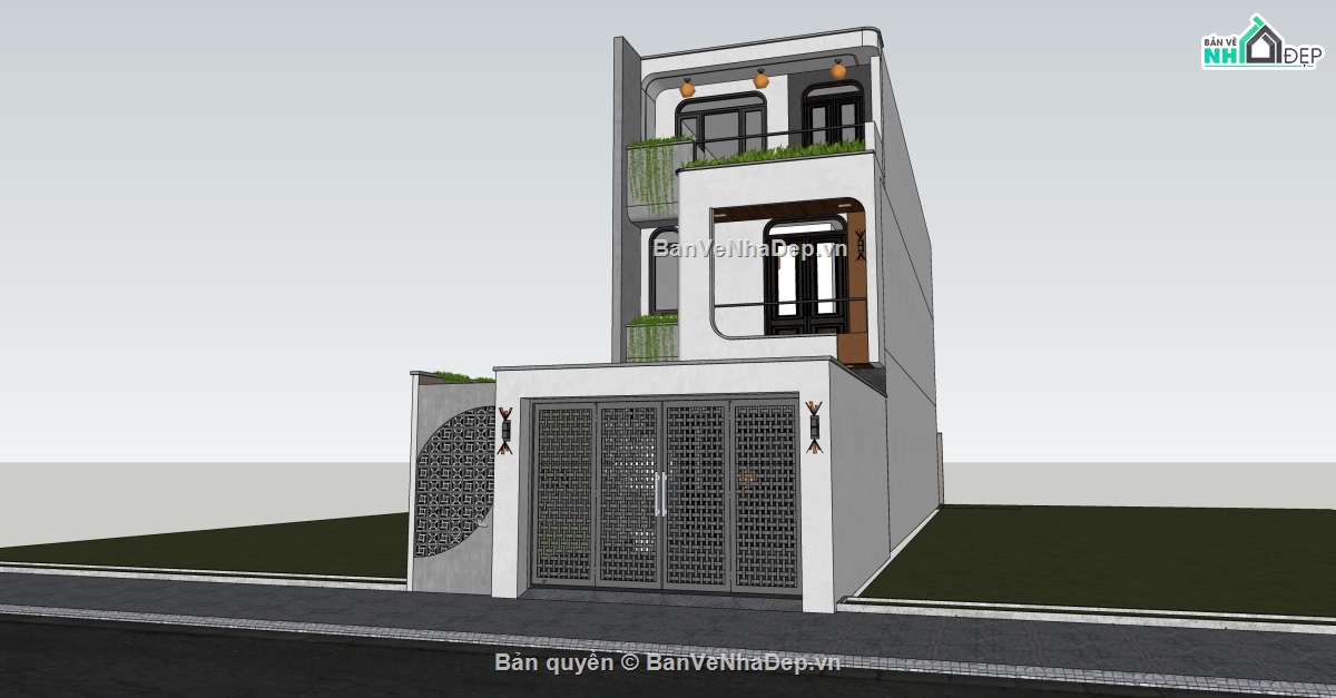 nhà 3 tầng,Bản vẽ nhà phố nhà 3 tầng,3 tầng,nhà