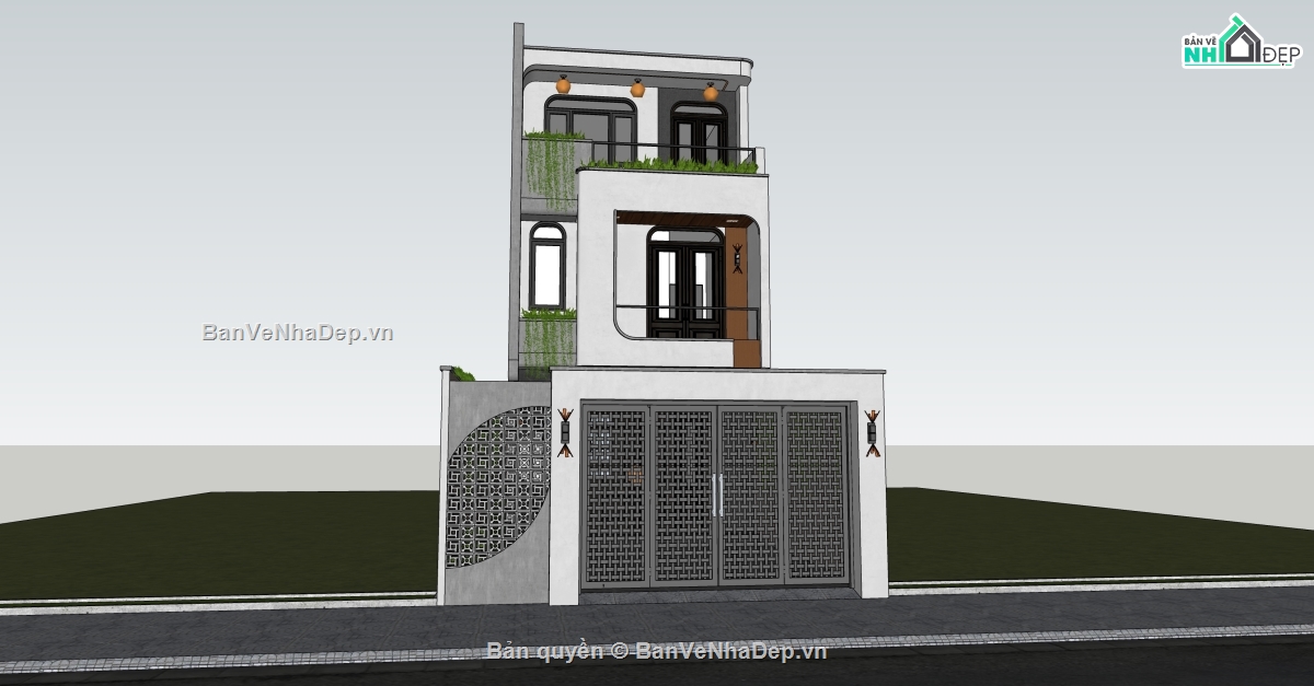 nhà 3 tầng,Bản vẽ nhà phố nhà 3 tầng,3 tầng,nhà