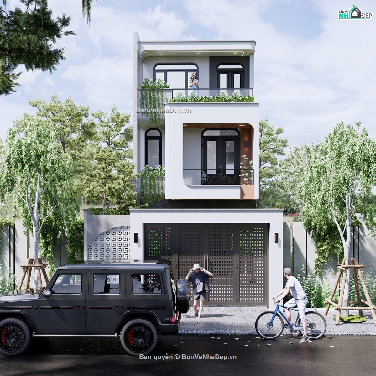nhà 3 tầng,Bản vẽ nhà phố nhà 3 tầng,3 tầng,nhà