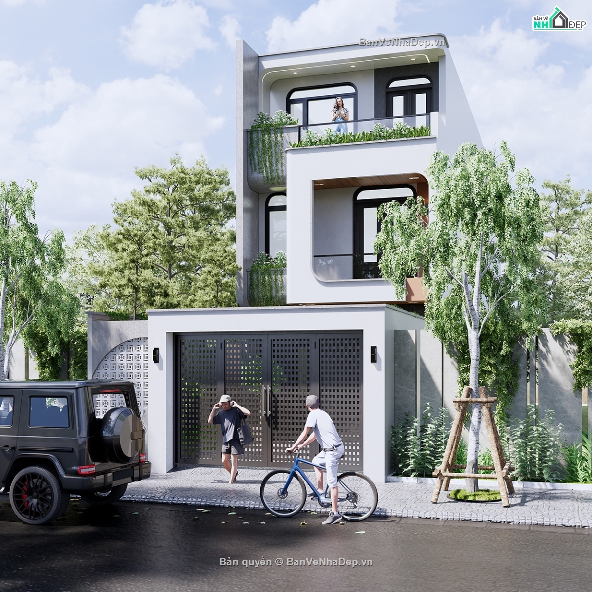 nhà 3 tầng,Bản vẽ nhà phố nhà 3 tầng,3 tầng,nhà