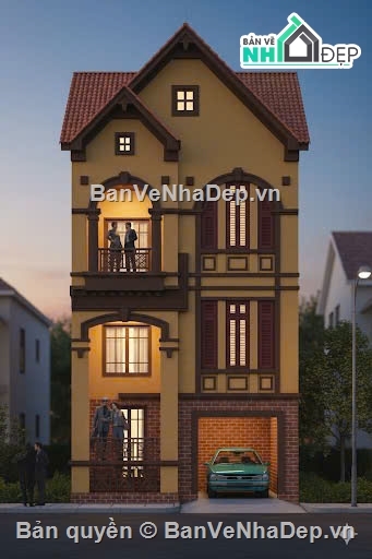 Bản vẽ thiết kế nhà phố 3 tầng,bản vẽ nhà phố 3 tầng,nhà phố 3 tầng,nhà phố 3 tầng file cad