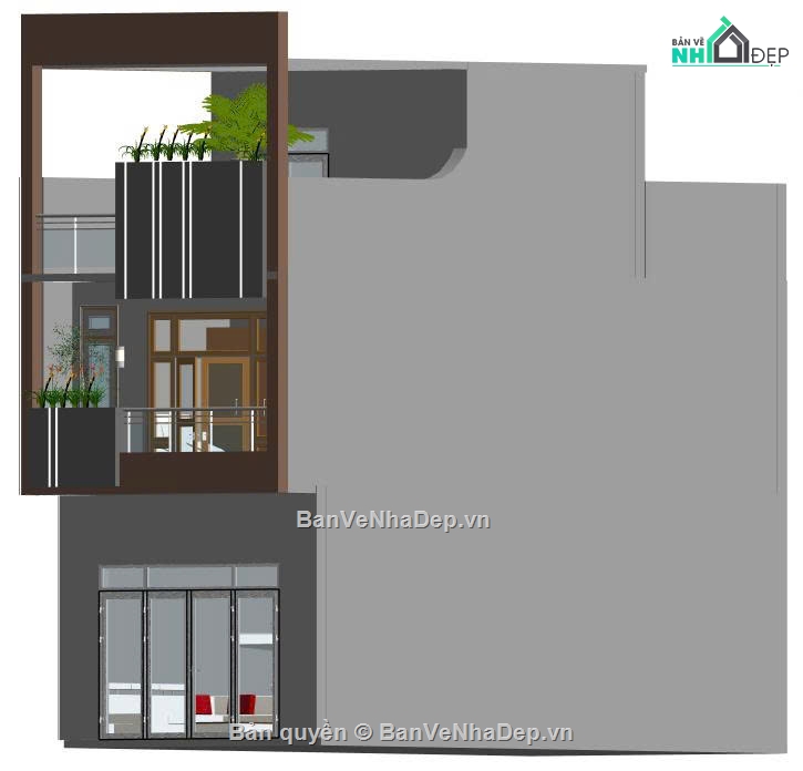 nhà 3 tầng,hiện đại,nhà phố 3 tầng 5x12m