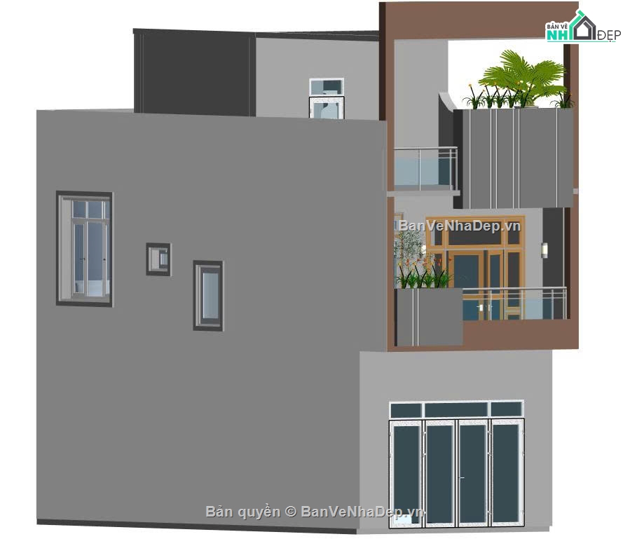 nhà 3 tầng,hiện đại,nhà phố 3 tầng 5x12m