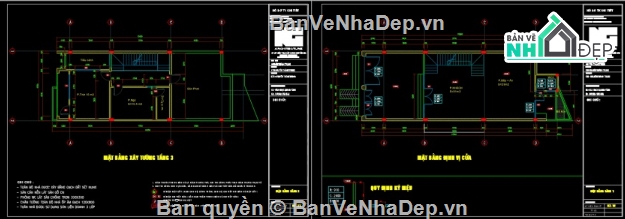 nhà phố 3 tầng,Bản vẽ nhà phố,nhà 3 tầng,cad nhà phố 3 tầng