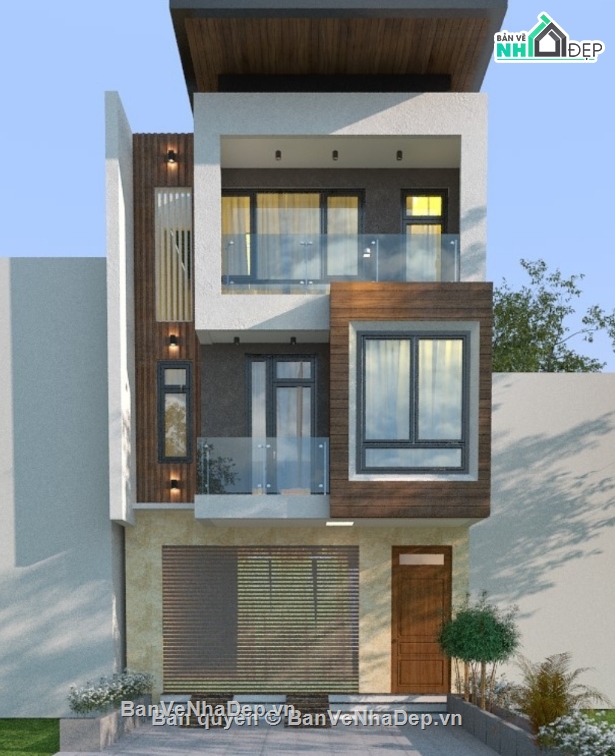 nhà phố 3 tầng,Bản vẽ nhà phố,nhà 3 tầng,cad nhà phố 3 tầng