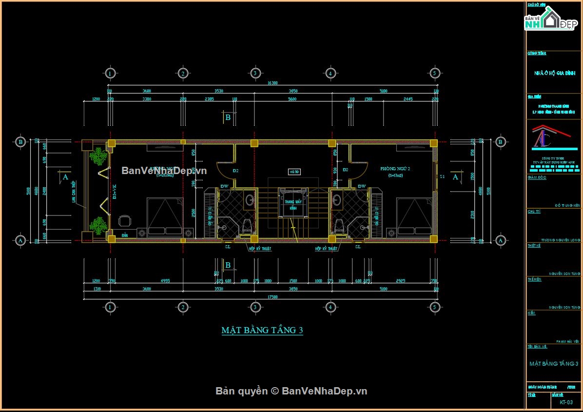 Bản vẽ nhà 4 tầng,nhà 4 tầng,file cad biệt thự 4 tầng,biệt thự 4 tầng cad,autocad biệt thự 4 tầng
