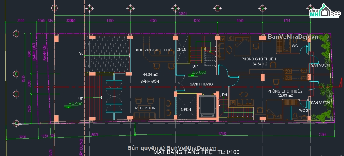 phối cảnh nhà phố,Bản vẽ kiến trúc nhà phố,Bản vẽ nhà phố,nhà phố 9m,nhà phố,nhà cấp 4