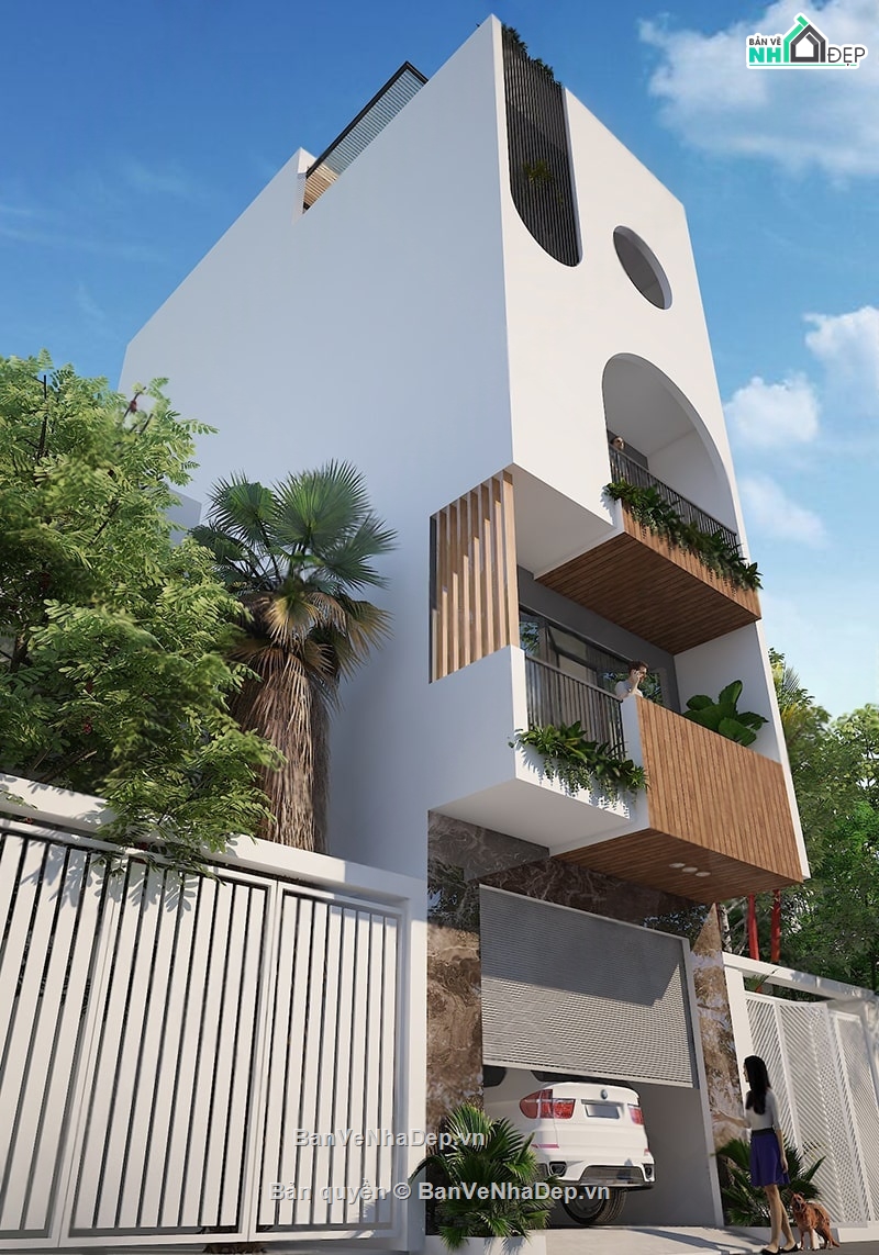 Nhà phố 3 tầng,kiến trúc 3 tầng,Nhà phố