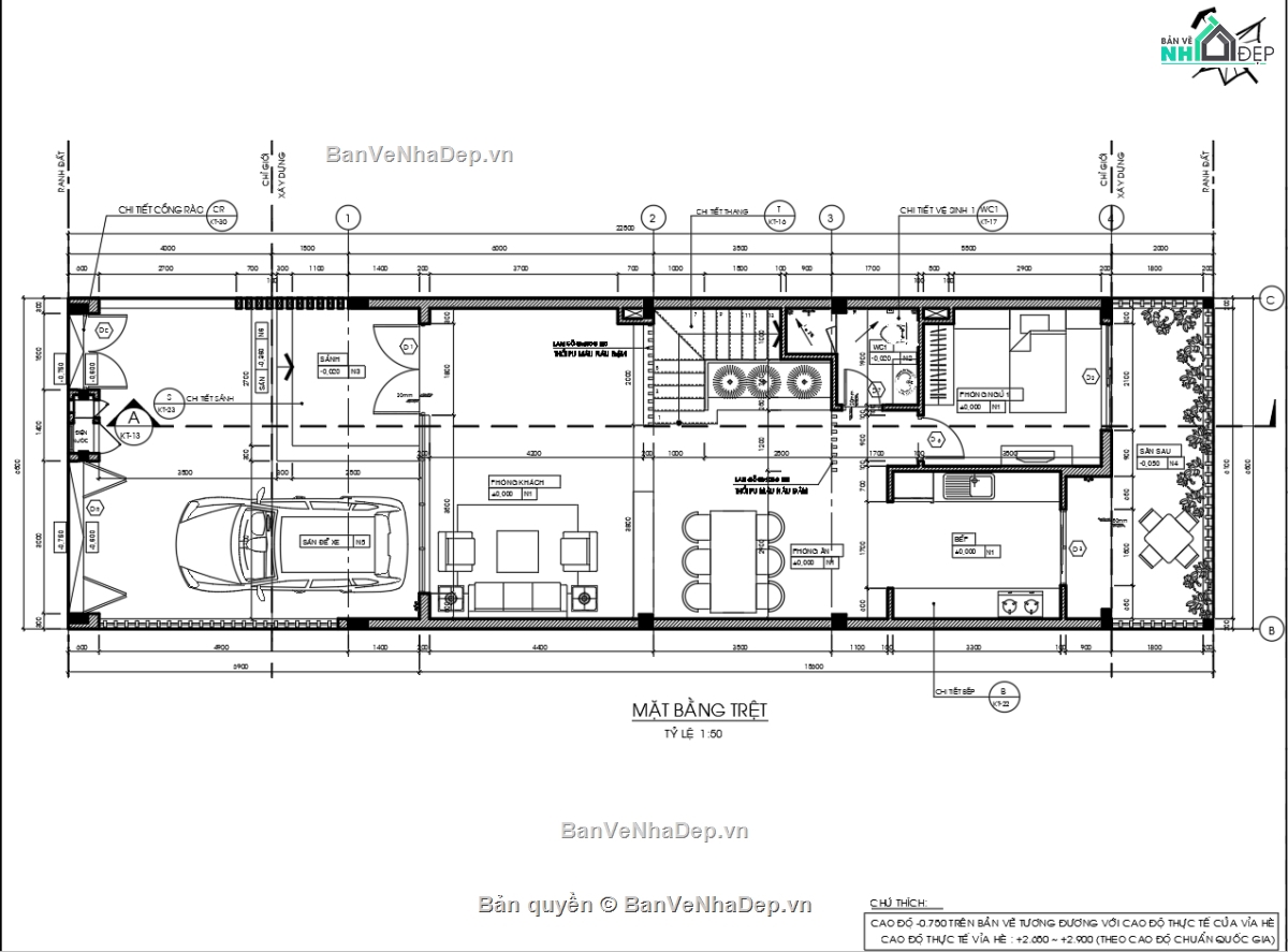 Bản vẽ nhà phố đẹp,Bản vẽ nhà phố mái thái đẹp,Bản vẽ nhà phố 3 tầng
