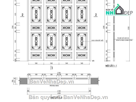 nhà thờ họ 5 gian,file cad nhà thờ họ 5 gian,nhà thờ họ 5 gian file cad