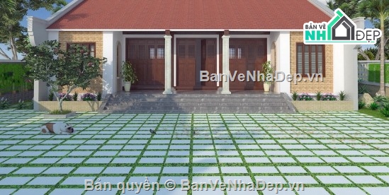 nhà thờ họ 5 gian,file cad nhà thờ họ 5 gian,nhà thờ họ 5 gian file cad