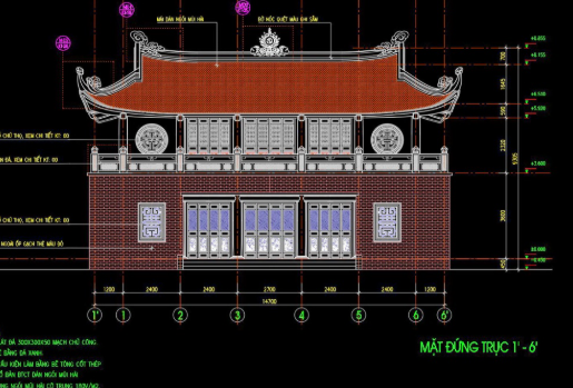 nhà thờ họ,file cad nhà thờ họ,cad nhà thờ họ