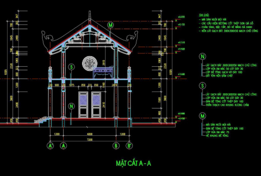 nhà thờ họ,file cad nhà thờ họ,cad nhà thờ họ
