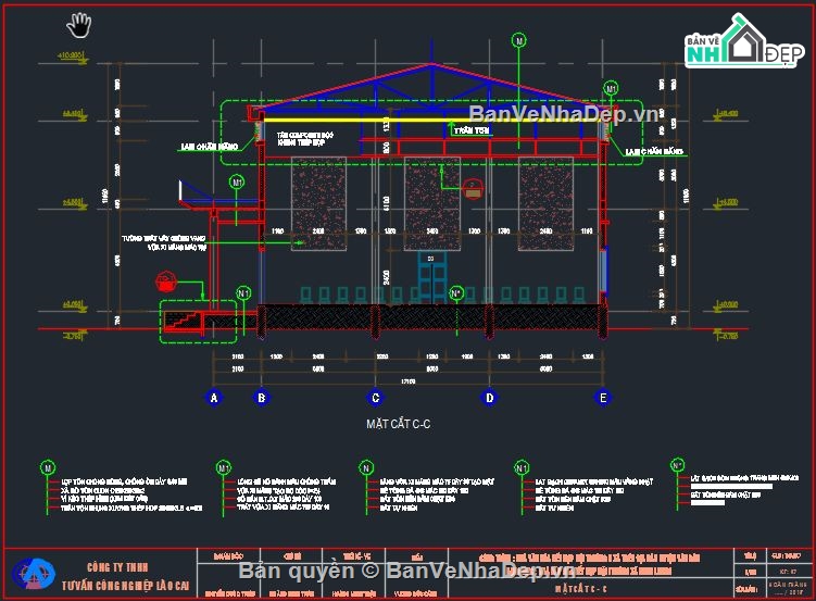 nhà văn hóa,thiết kế hội trường,nhà văn hóa xã,bản vẽ nhà văn hóa xã,cad nhà văn hóa xã