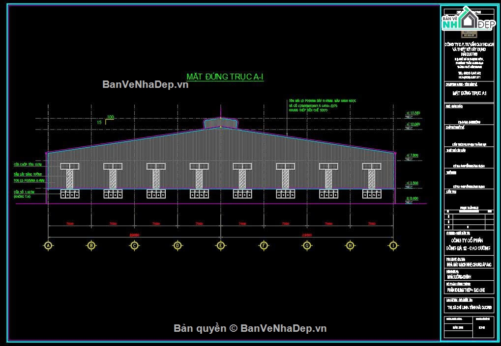 Bản vẽ nhà xưởng công nghiệp,Mẫu nhà xưởng 56x148m,Bản vẽ kết cấu thép nhà xưởng 56x148m,Mẫu nhà xưởng kết cấu thép zamil 48x156m