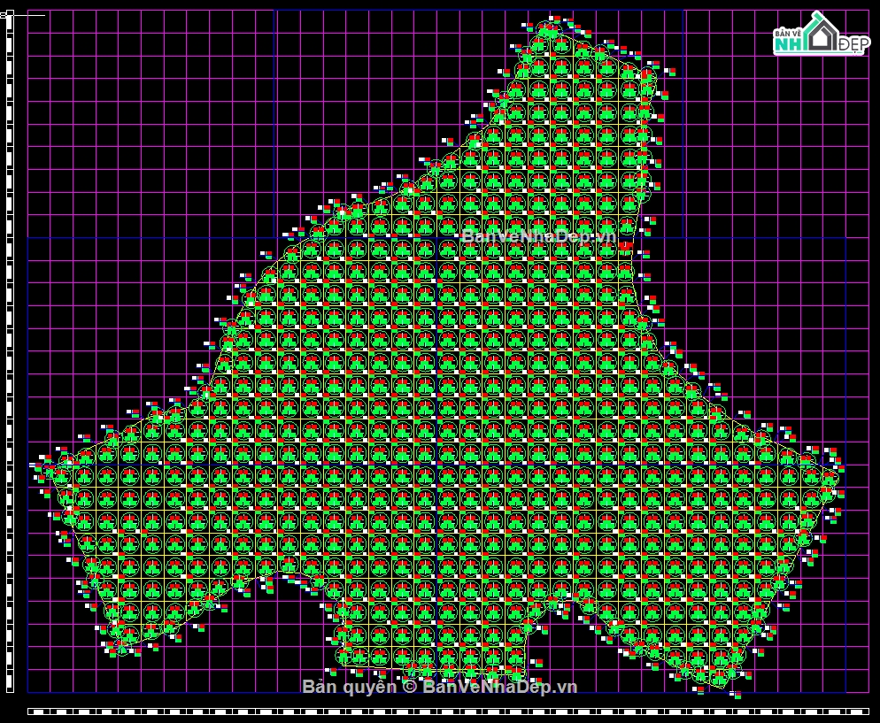 bản vẽ nút giao vòng xuyến,Nút giao vòng xuyến,Nút giao cùng mức,đồng mức nút giao,San nền nút giao