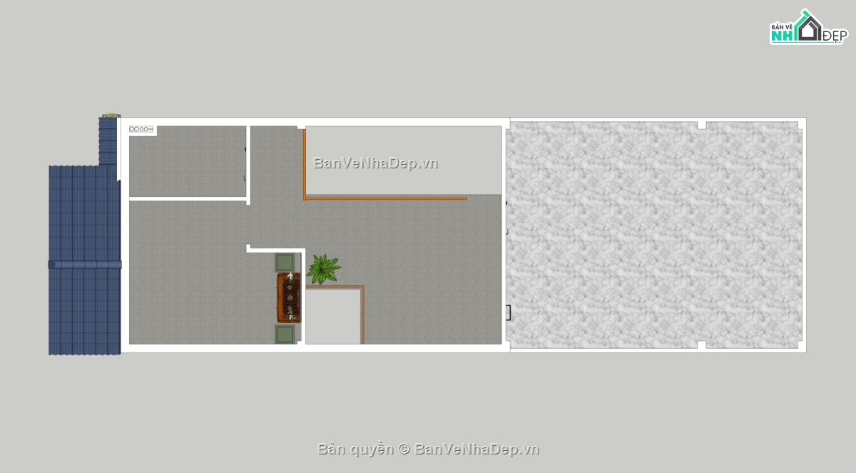 Nhà phố 3 tầng,Nhà phố 3 tầng đẹp,Nhà phố đẹp,Nhà 3 tầng có giếng trời,Nhà phố 3 tầng 6x20