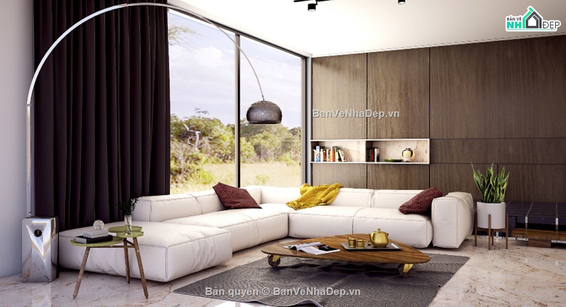 phòng khách,phòng khách phòng bếp model su,thiết kế phòng khách model su