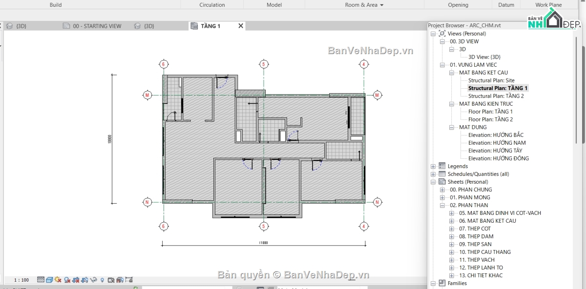 Thiết kế,mặt bằng,revit,căn hộ,mặt bằng căn hộ
