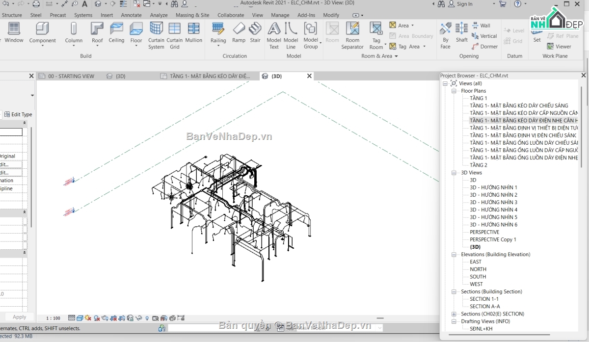 Thiết kế,mặt bằng,revit,căn hộ,mặt bằng căn hộ