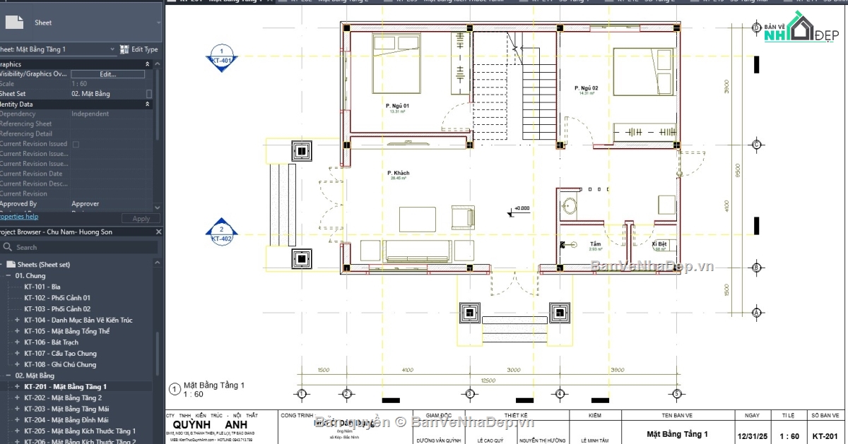 biệt thự revit,revit biệt thự 2 tầng,revit biệt thự mái nhật,file revit biệt thự đẹp,Biệt thự 2 tầng mái nhật