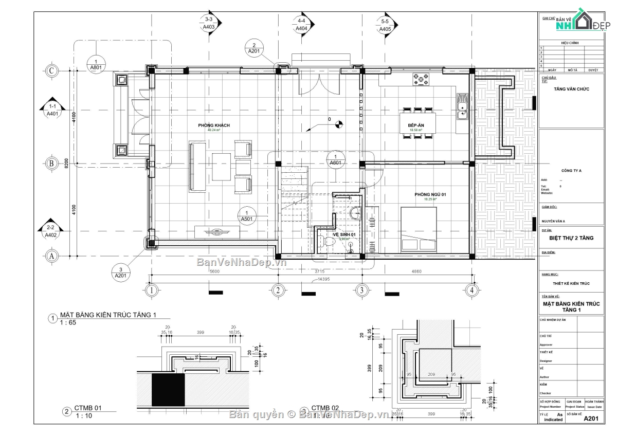 2 tầng,Kiến trúc,Biệt thự  2 tầng,Biệt thự Revit,kết cấu,điện nước