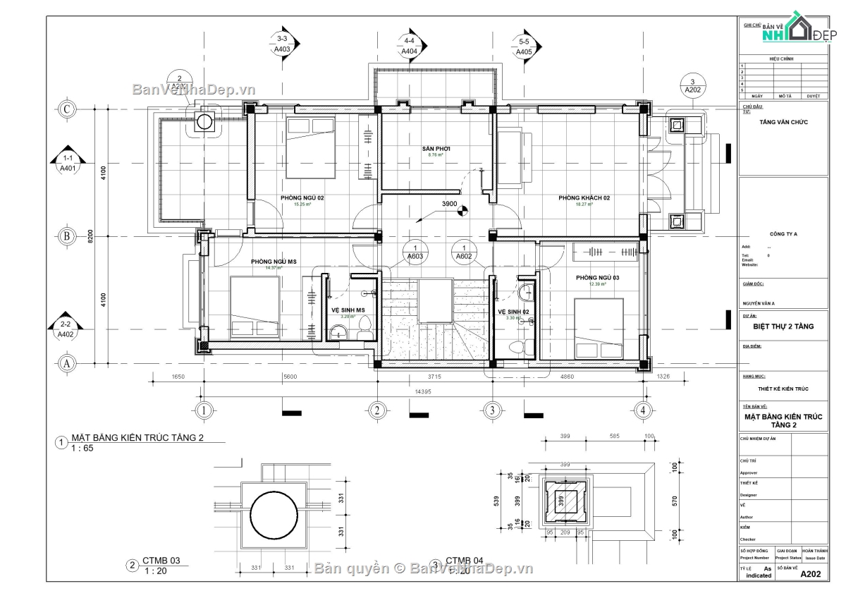 2 tầng,Kiến trúc,Biệt thự  2 tầng,Biệt thự Revit,kết cấu,điện nước