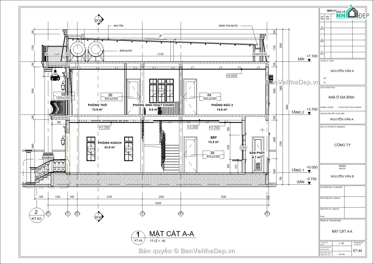 Kiến trúc,Biệt thự  2 tầng,Biệt thự Revit,Bản vẽ  Biệt thự 2 tầng,2 tầng,kết cấu