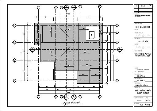 Kiến trúc,Bản vẽ nhà cấp 4,nhà 1 tầng