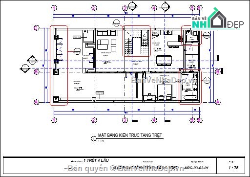 Nhà phố,2 tầng,Bản vẽ kiến trúc Nhà 2 tầng,Bản vẽ  nhà phố 2 tầng