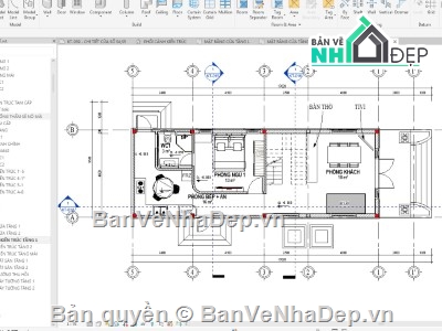 revit nhà 2 tầng,file revit nhà 2 tầng,bản vẽ revit nhà 2 tầng,revit nhà mái nhật 2 tầng