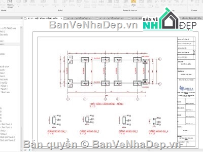 revit nhà 2 tầng,file revit nhà 2 tầng,bản vẽ revit nhà 2 tầng,revit nhà mái nhật 2 tầng