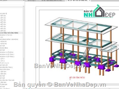 revit nhà 2 tầng,file revit nhà 2 tầng,bản vẽ revit nhà 2 tầng,revit nhà mái nhật 2 tầng