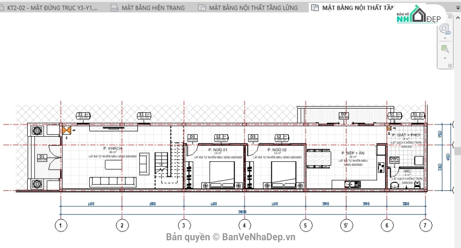 Nhà lửng,Nhà cấp 4 lửng tầng,revit nhà phố,bản vẽ revit nhà phố