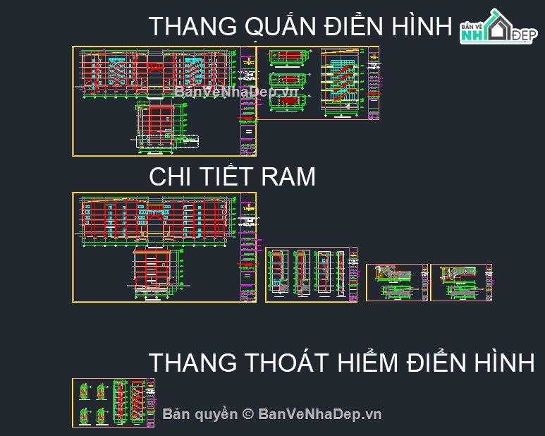 Bản vẽ thang máy,Bản vẽ máy,bản vẽ thang cuốn